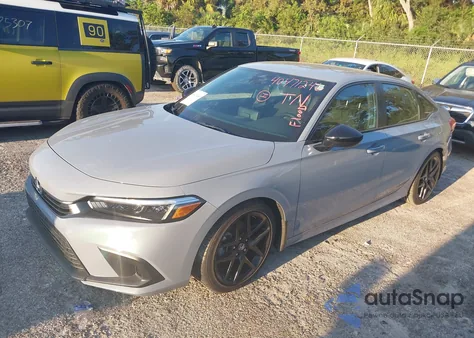 2024 Honda Civic Sport из США, поврежденный, VIN 2HGFE2F55RH559712